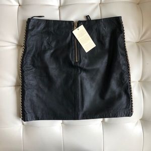 NWT leather skirt